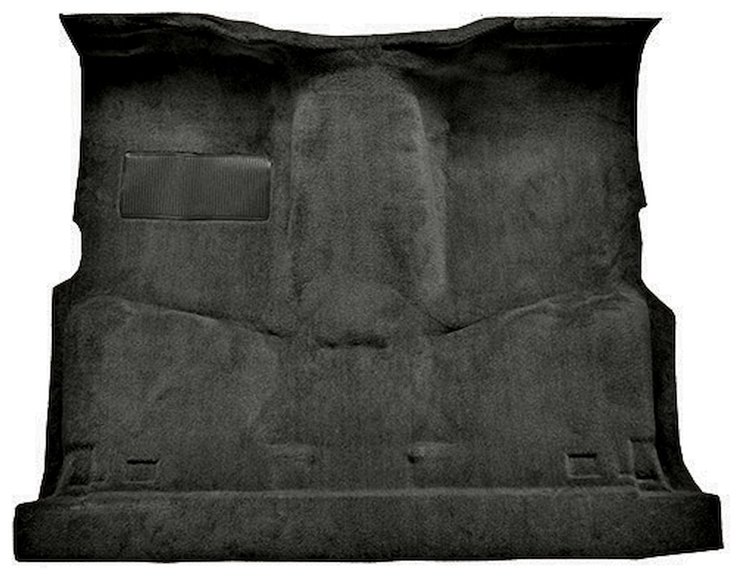 Molded Cut Pile Carpet for 1981-1987 Chevrolet/GMC K/R/V Series Truck [Mass Backing, 1-Piece, Charcoal]