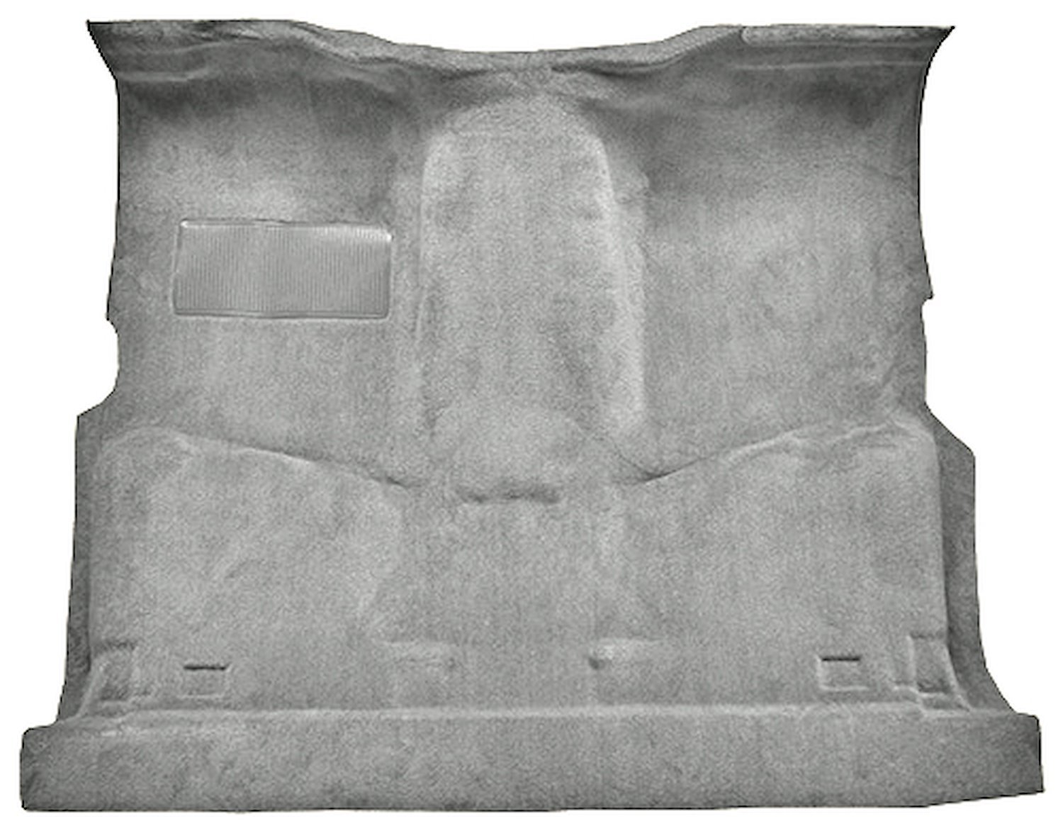 Molded Cut Pile Carpet for 1981-1987 Chevrolet/GMC K/R/V Series Truck [Mass Backing, 1-Piece, Silver]