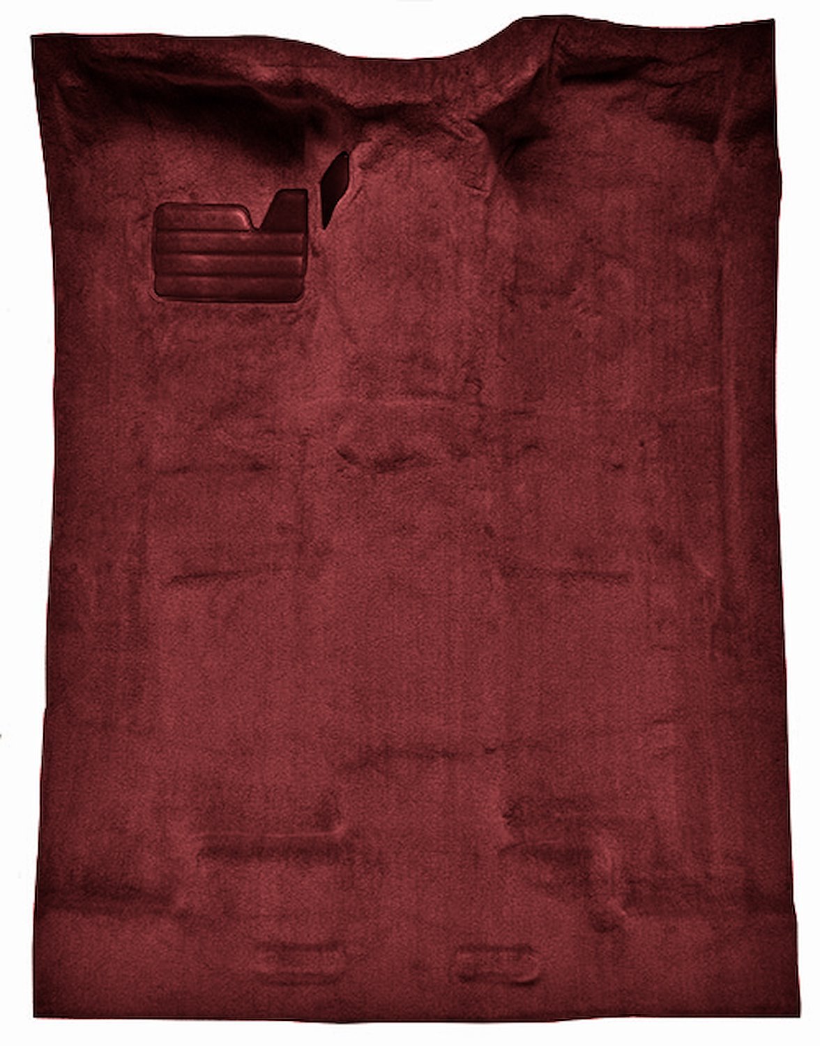 Molded Cut Pile Carpet for 1988-2002 Chevrolet/GMC C/K Series Trucks [OE-Style Jute Backing, Extended Cab, 1-Piece, Maroon]