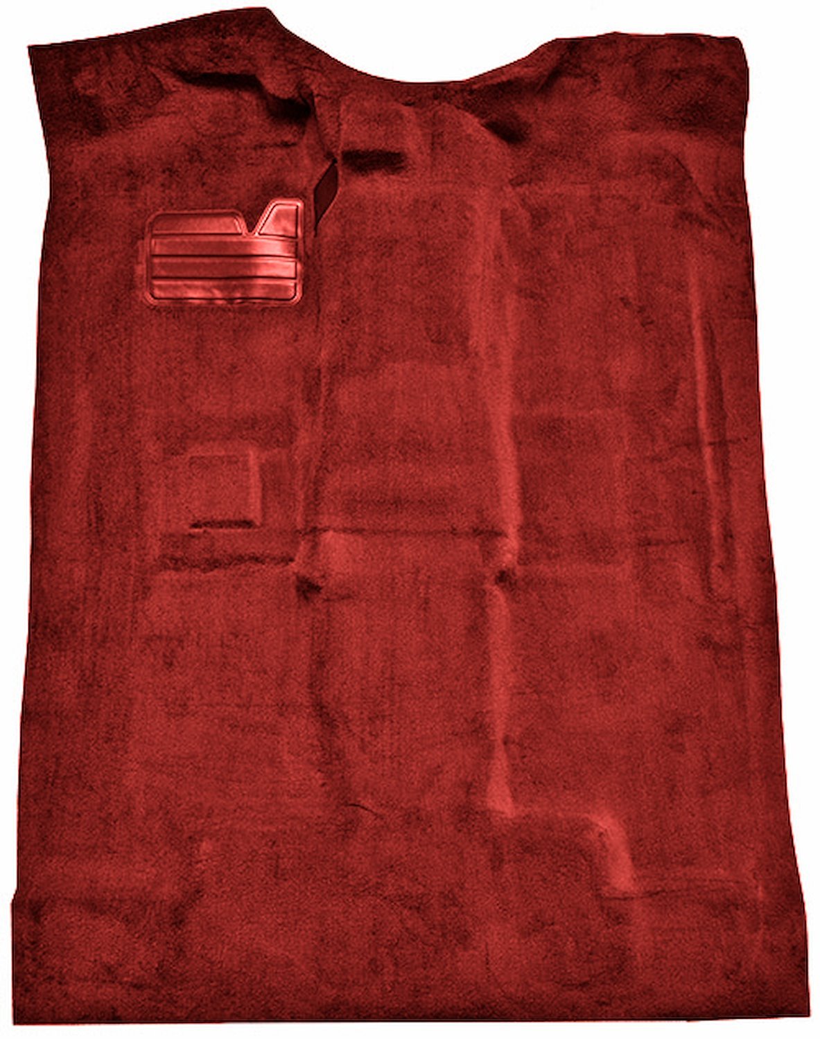 Molded Cut Pile Carpet Fits Select 1997-2002 Chevy/GMC Trucks [OE-Style Jute Backing, Extended Cab, 1-Piece, Claret/Oxblood]