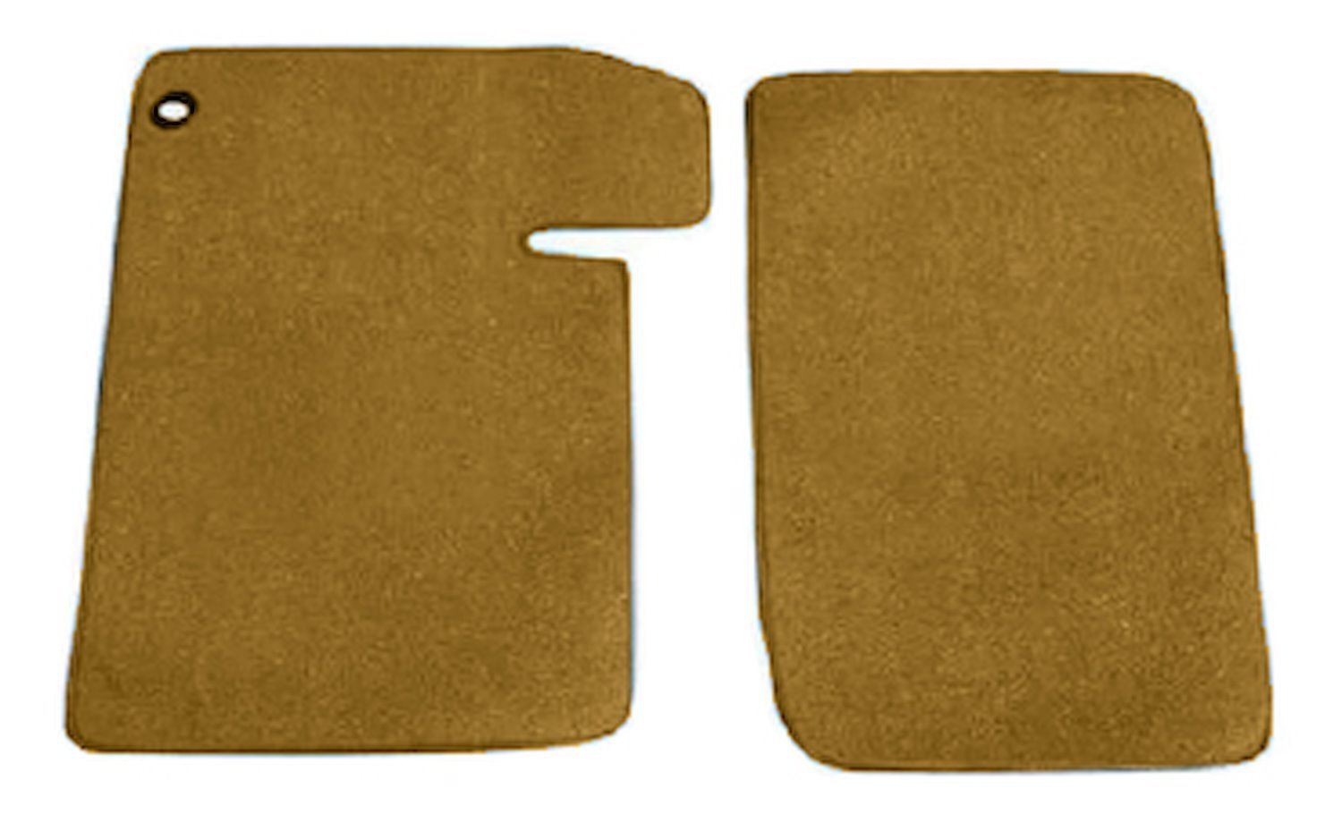 Molded Loop Floor Mats for 1964-1967 Chevrolet El Camino [2-Piece, Gold]