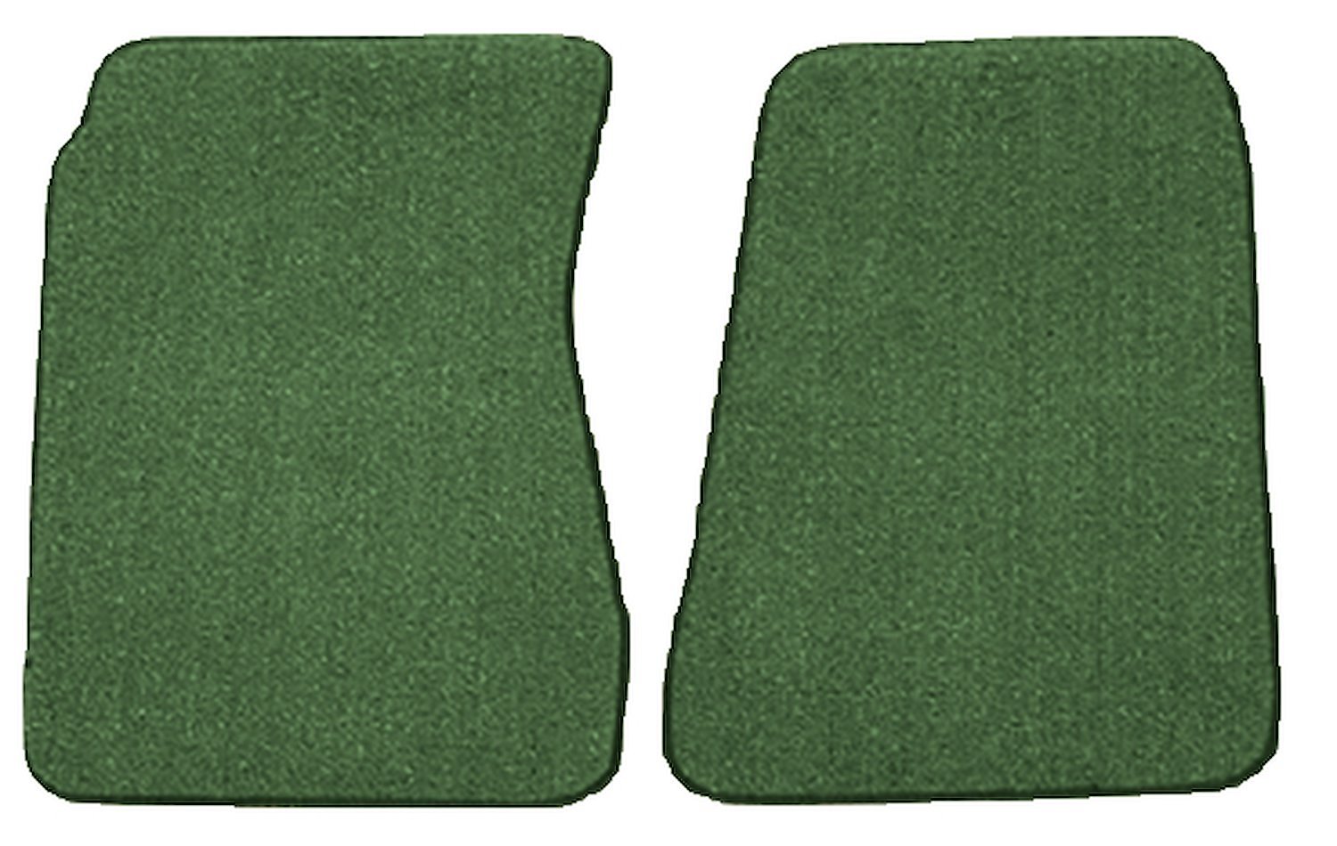 Molded Loop Floor Mats for 1968-1972 Chevrolet El Camino, 1971-1972 GMC Sprint [2-Piece, Green]