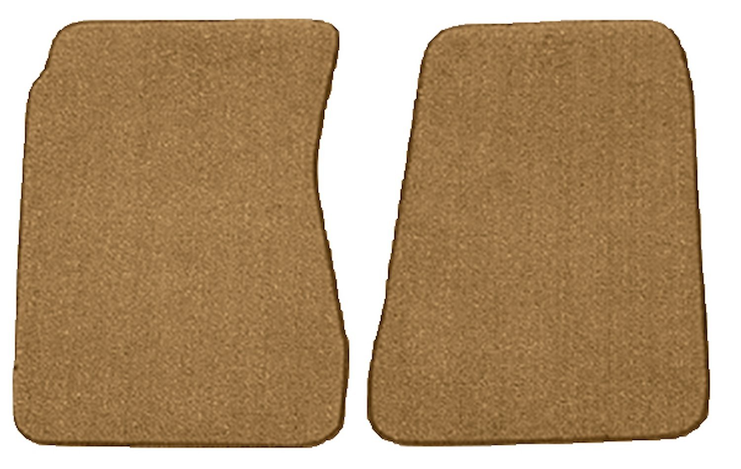 Molded Loop Floor Mats for 1968-1972 Chevrolet El Camino, 1971-1972 GMC Sprint [2-Piece, Medium Saddle]