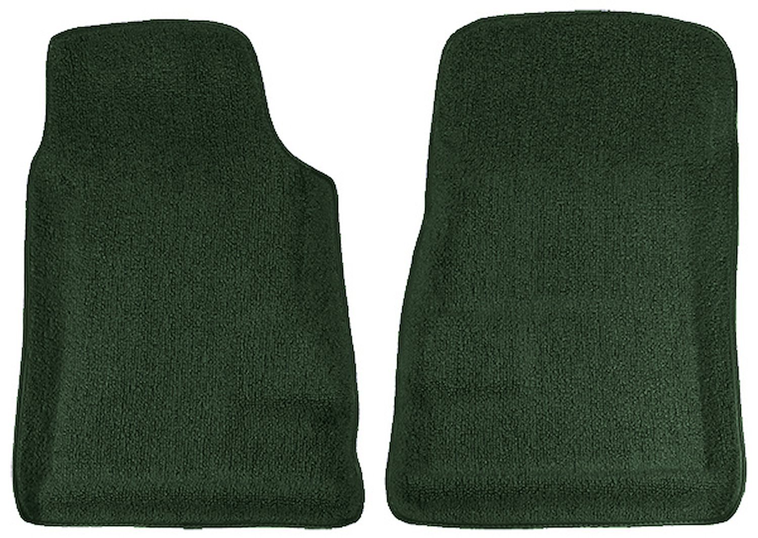 Contour Molded Loop Floor Mats for 1967-1969 Chevy Camaro, Ponitac Firebird/Trans Am [2-Piece, Waterproof Backing, Dark Green]