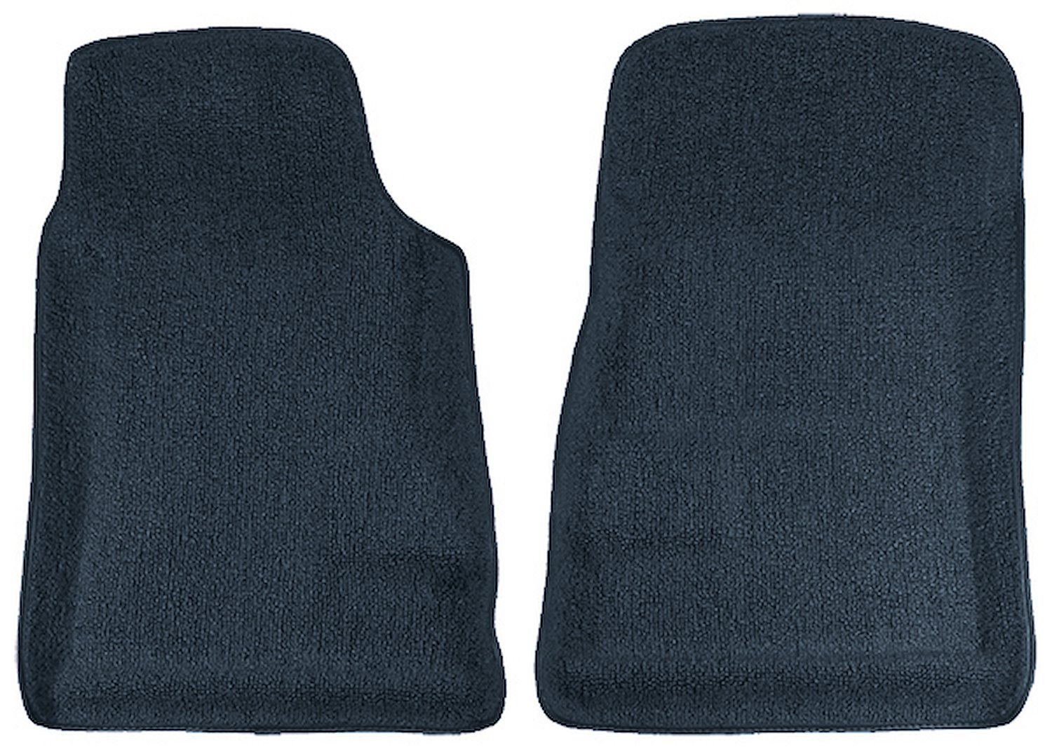 Contour Molded Loop Floor Mats for 1967-1969 Chevy Camaro, Ponitac Firebird/Trans Am [2-Piece, Waterproof Backing, Dark Blue]