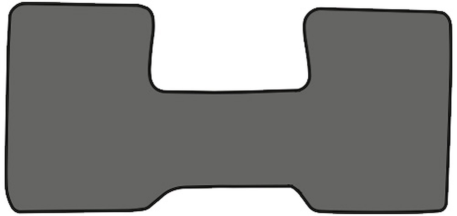 Molded Loop Floor Mats for 1971-1973 C Series Chevrolet and GMC Trucks [1-Piece, Automatic, Column Shift, Gray]
