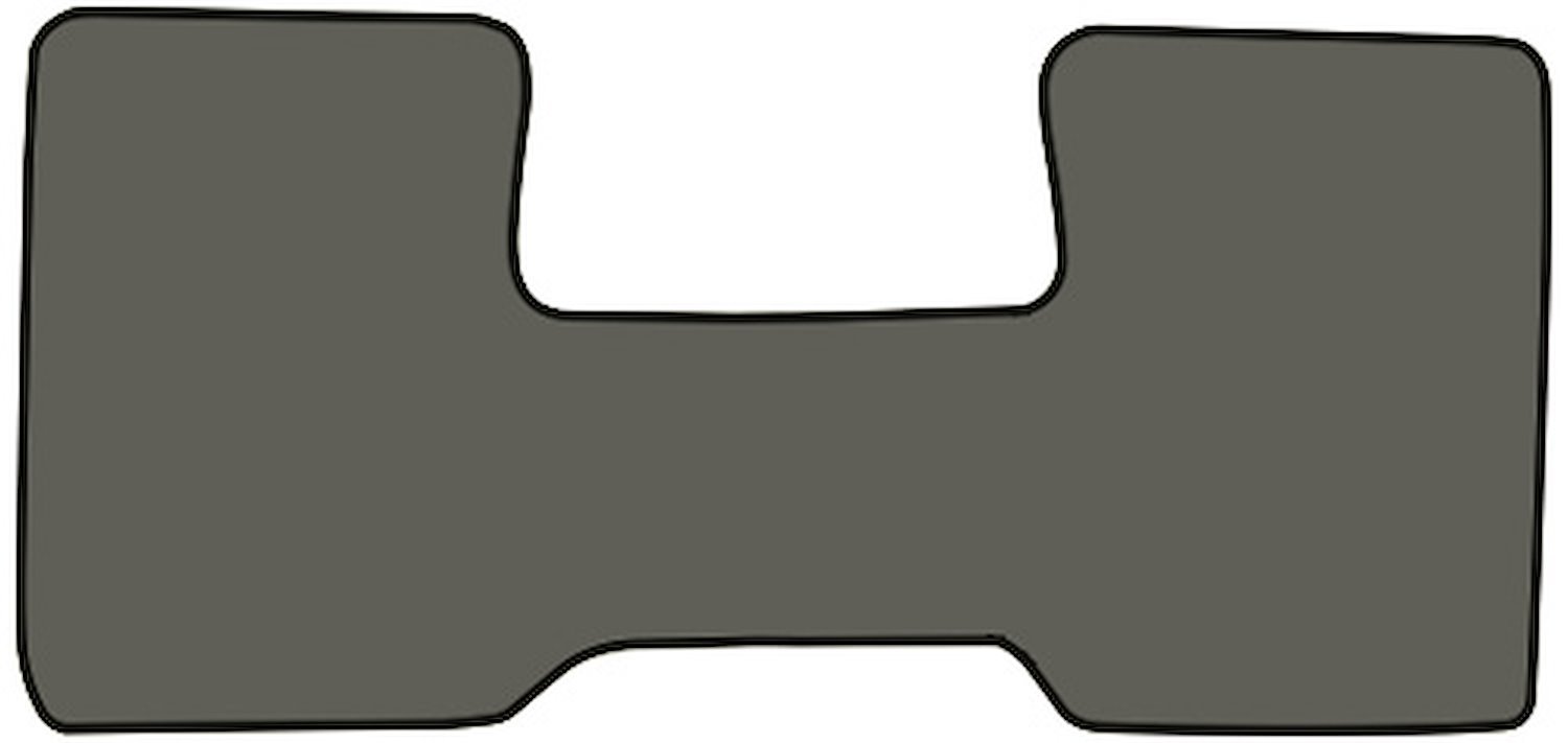 Molded Cut Pile Floor Mats for 1974 C Series Chevrolet and GMC Trucks [1-Piece, Automatic, Column Shift, Charcoal]