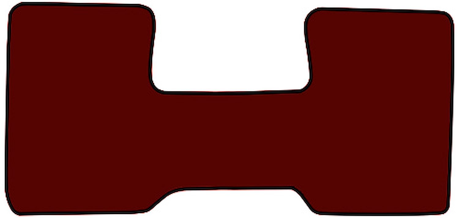 Molded Cut Pile Floor Mats for 1975-1980 C Series Chevrolet and GMC Trucks [1-Piece, Column Shift, Oxblood]