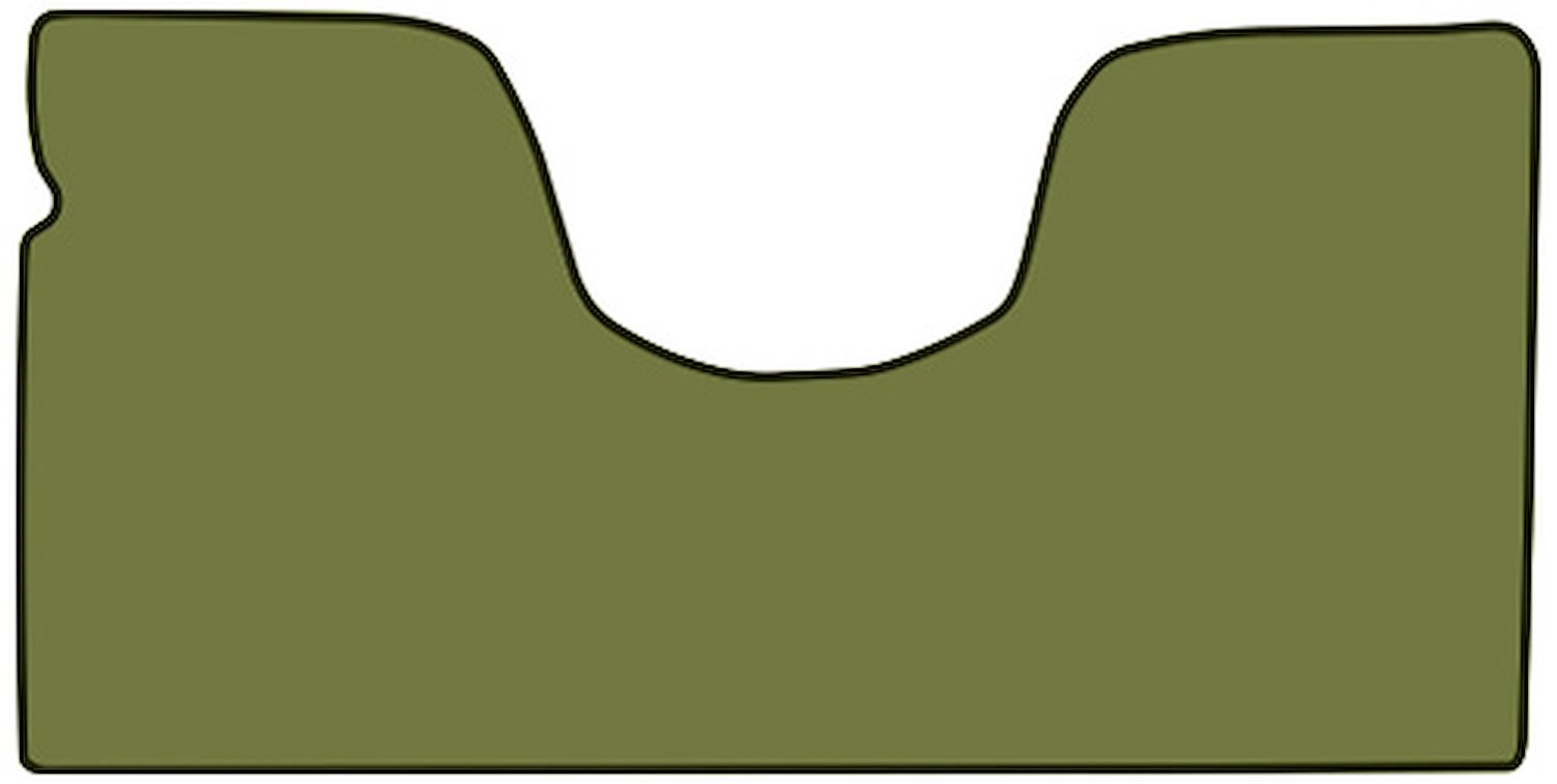 Molded Loop Floor Mats for 1967-1970 C Series Chevrolet and GMC Trucks [1-Piece, Automatic, Column Shift, Moss Green]