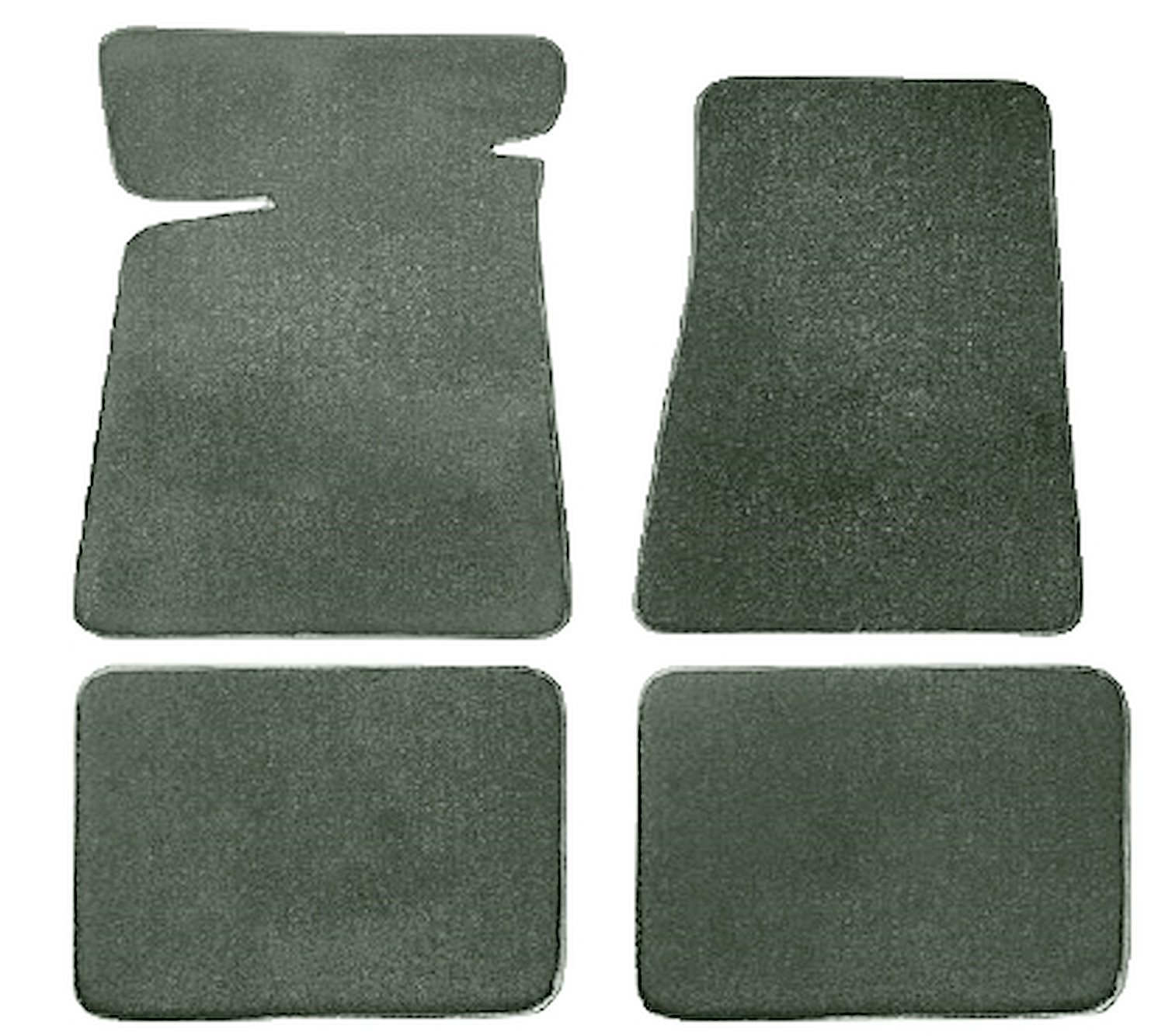 Molded Cut Pile Floor Mats for 1978-1981 Buick Regal, 1984-1987 Buick Regal Grand National [4-Piece, Dove Gray]