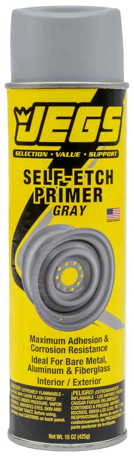 JEGS 72000: Self-Etching Primer Gray Interior and Exterior - JEGS