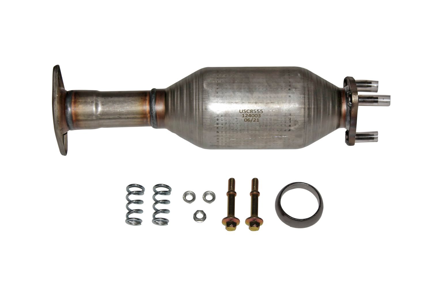 Catalytic Converter Fits 1997-2001 Honda CR-V, 1996-1997 Honda Odyssey, Isuzu Oasis w/2.0L, 2.2L 4cyl. [Front]