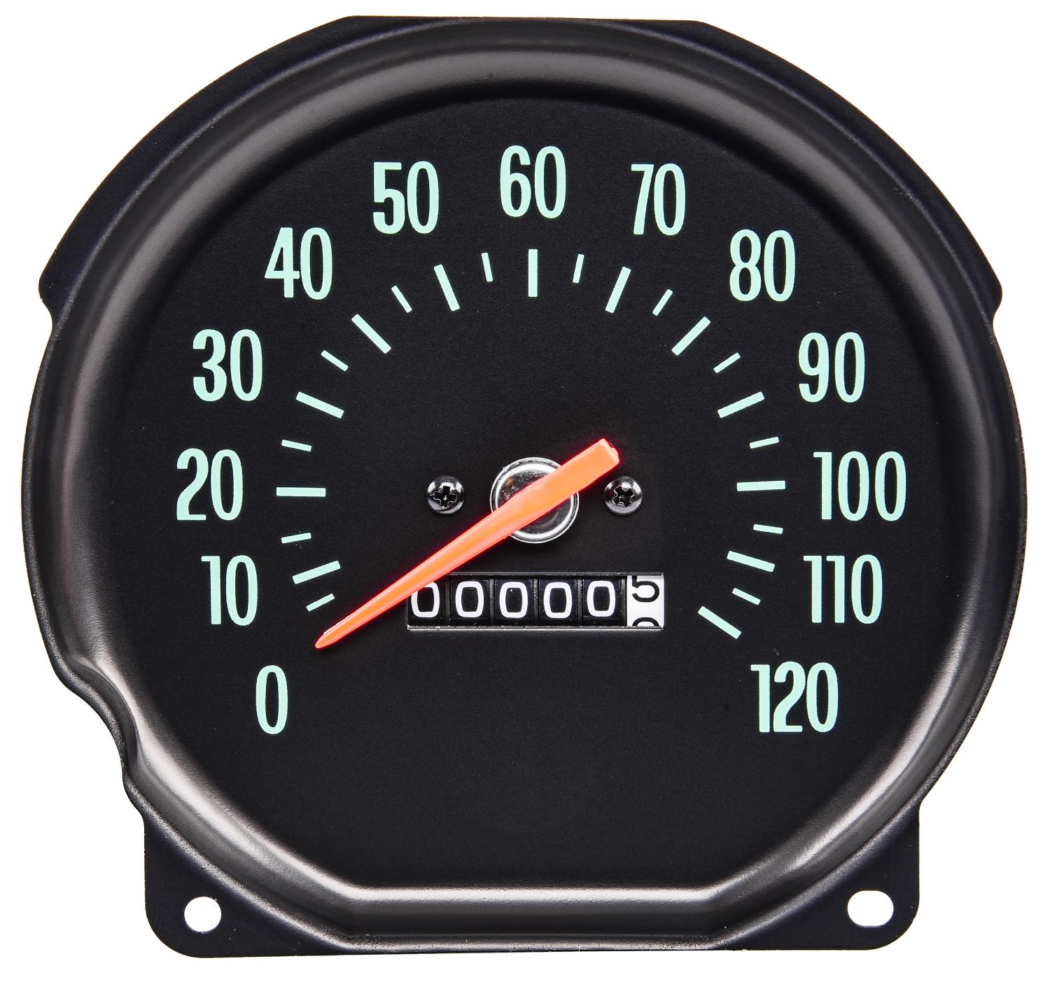 JEGS 79293: Factory Style Speedometer | Fits 1970 Chevrolet Chevelle, El  Camino and Monte Carlo with SS Dash and Floor Shift | Black Face with Green  Numbers and Orange Pointer | 0-120