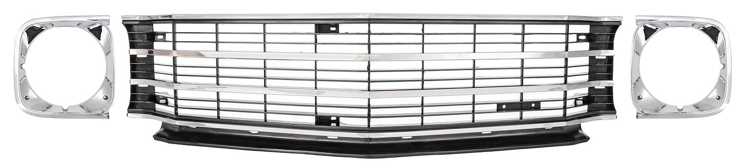 Grille & Headlight Bezel Kit for 1972 Chevrolet Chevelle & El Camino [Non-SS]