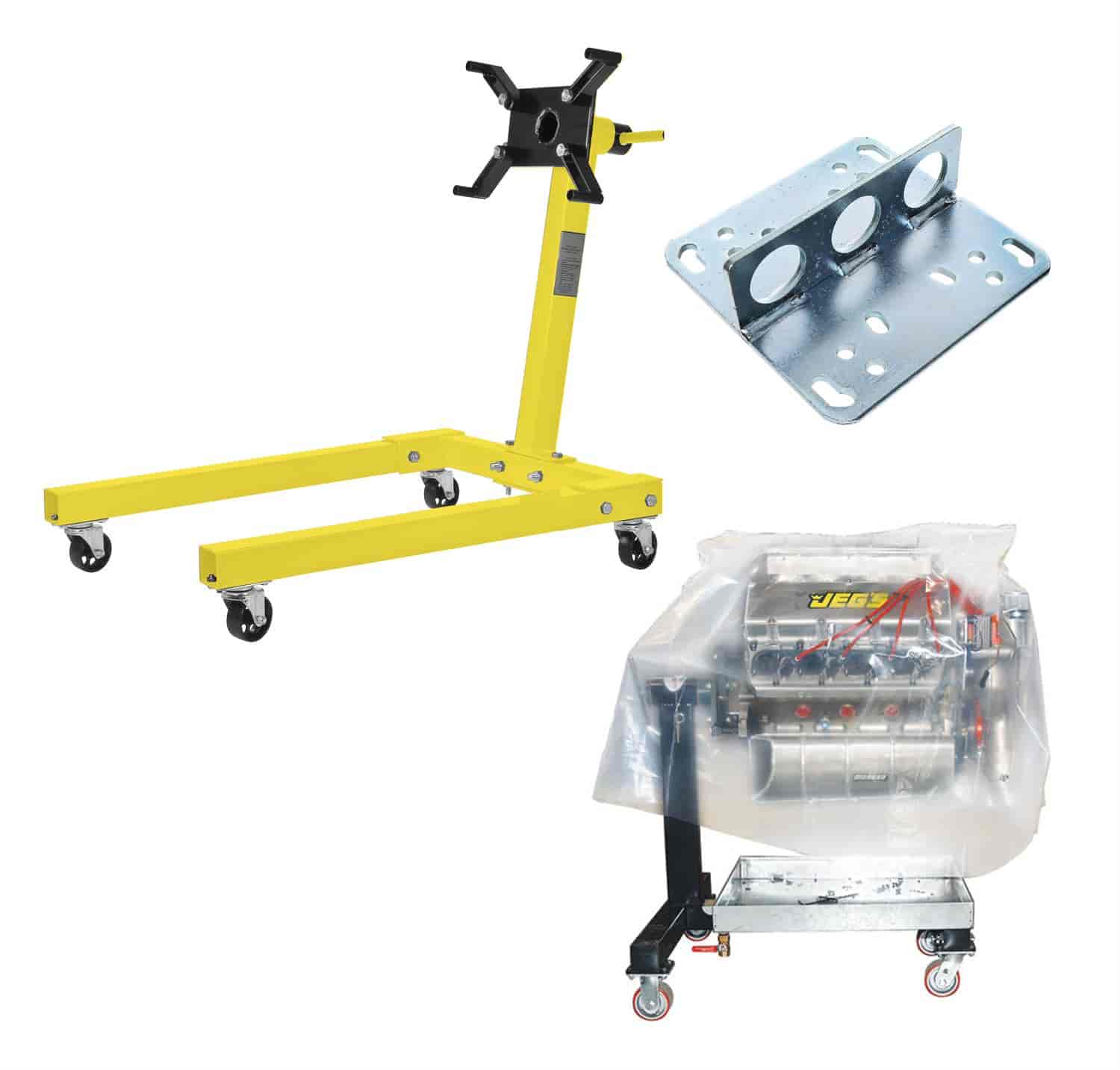 Engine Stand, Lift Plate & Bag Kit [1250 lb. Capacity]