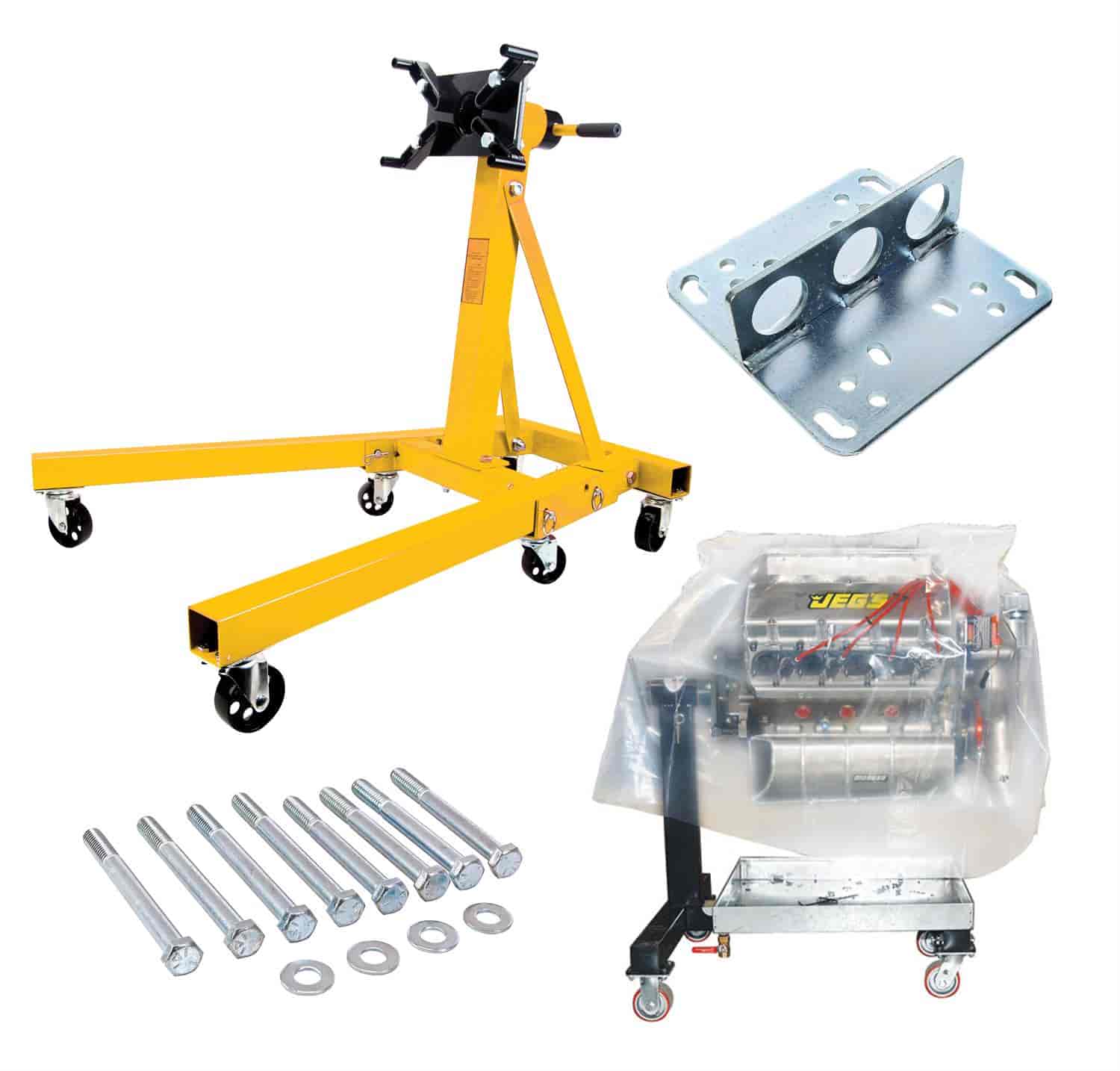 JEGS 80042K: Engine Stand Kit 2000 lbs. - JEGS