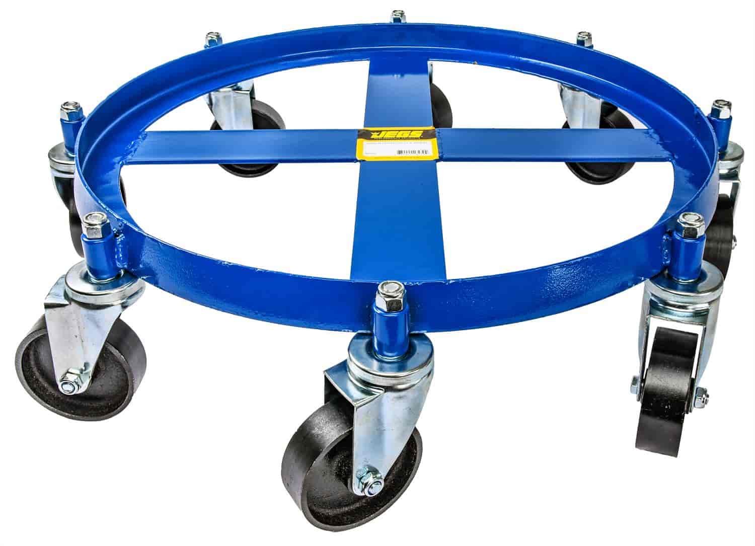 JEGS 80242: 2000 lb. Capacity 55-Gallon Drum Dolly - JEGS