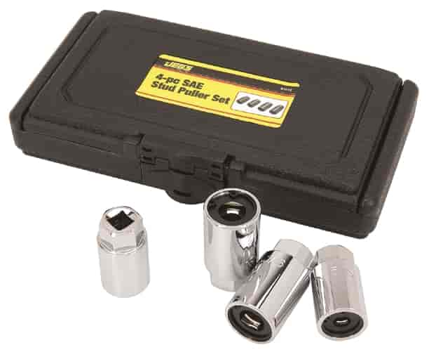 SAE Stud Puller Set Removes 1/4", 5/16", 3/8" & 7/16" Studs