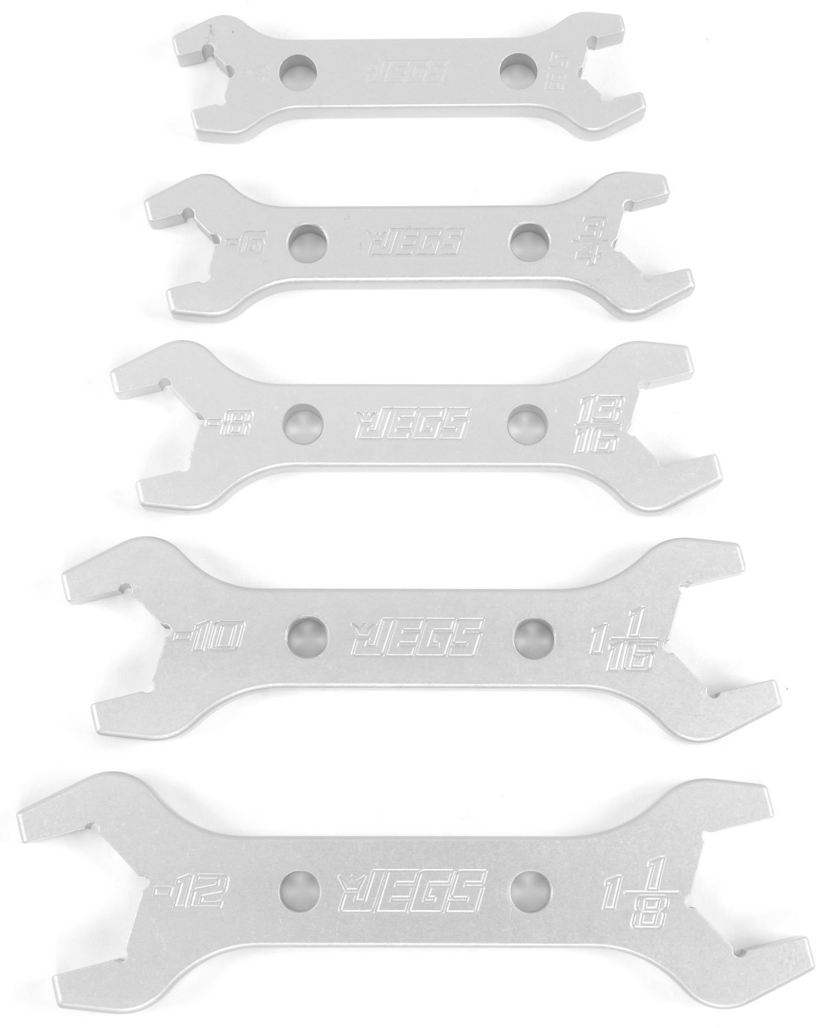 AN Combination Wrench Set Includes -4AN & 5/8 in. to -12AN & 1-1/8 in. Standard Wrenches