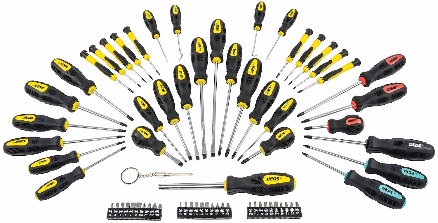 69 PC Magnetic Screwdriver Set | Purchase a 69 Piece JEGS Screwdriver Set  Online - JEGS