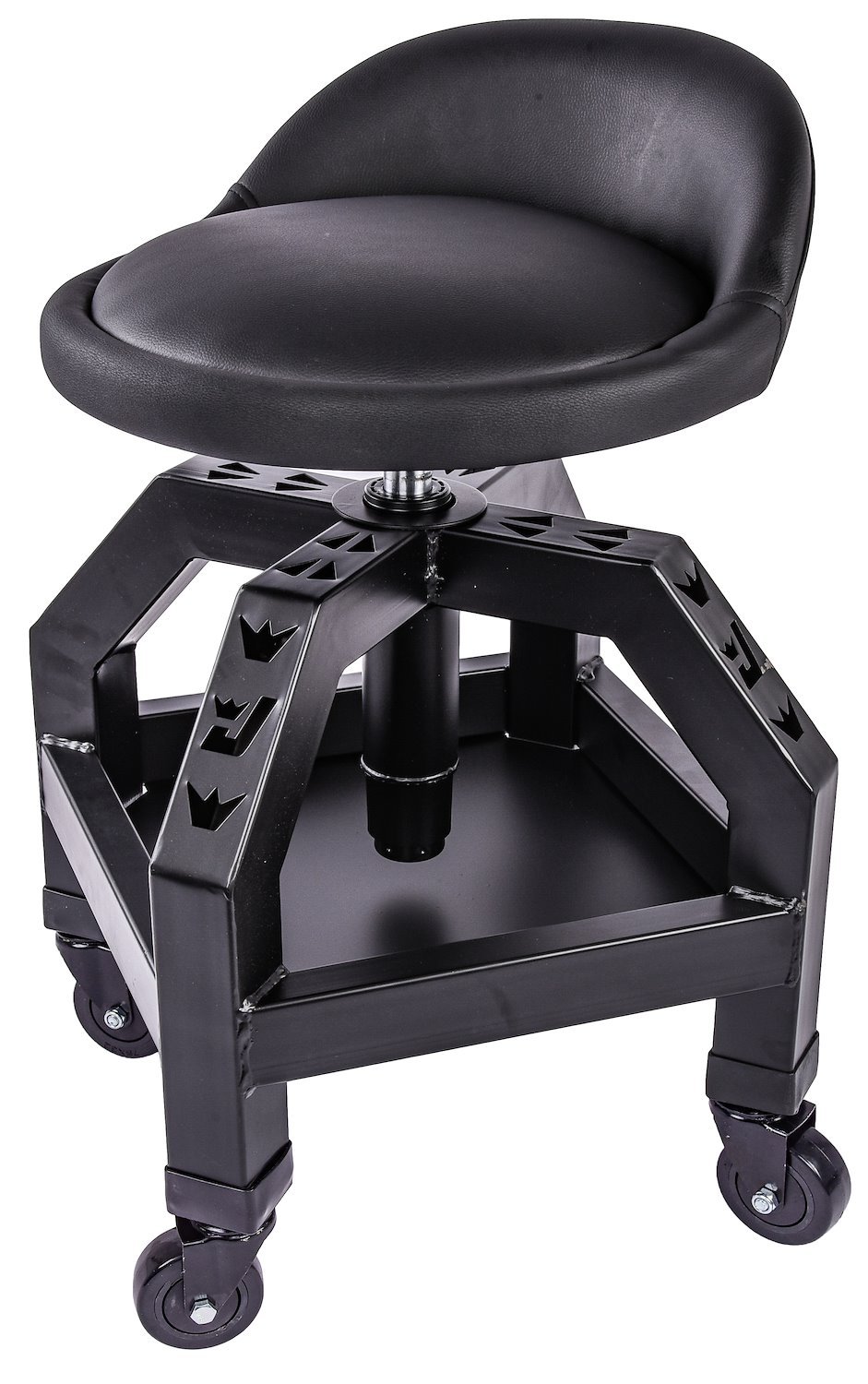 Shop Stool with Wheels - Heavy Duty Garage Work Chair with Wheels - JEGS  High Performance - JEGS