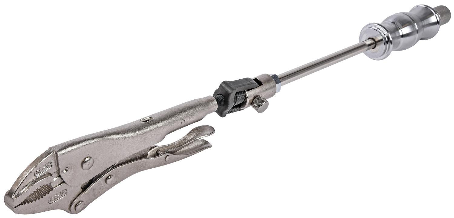JEGS 81789: Locking Pliers Slide Hammer 2.2 lb. Slider in Long,  Curved Jaw Pliers with a Wire Cutter Easily Disassembled Can Be  Combined or Used Separately JEGS