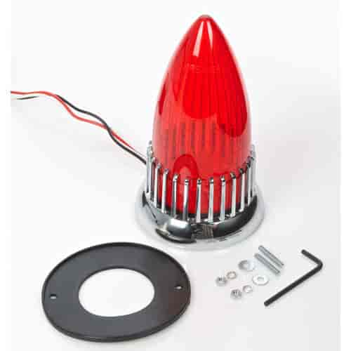 1959 Cadillac Style Tail Light Red Lens with