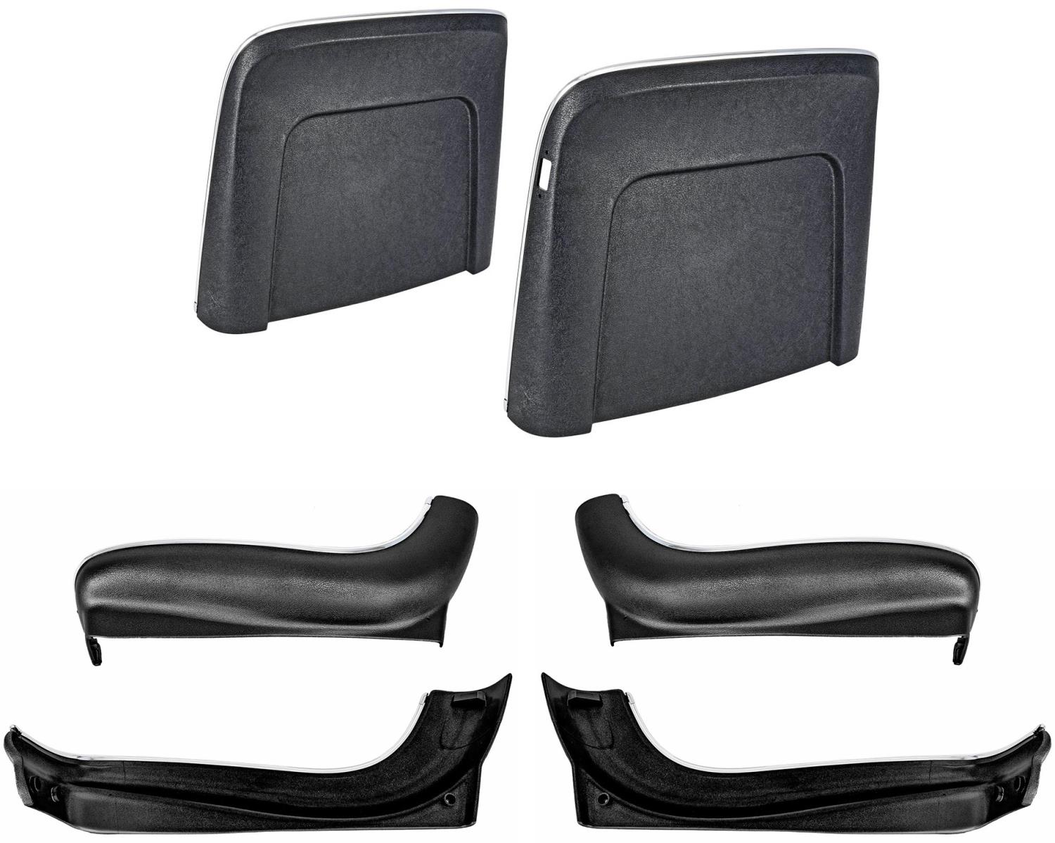 Seat Backs & Sides Kit Fits Select 1968 GM Models [Black]