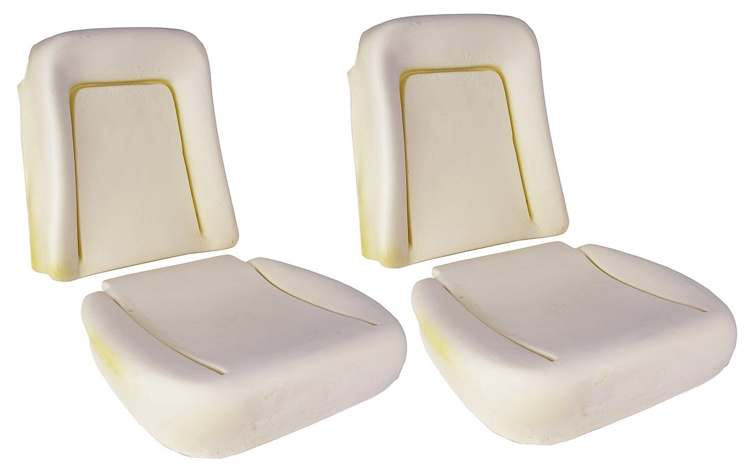 Bucket Seat Foam Set Fits 1967 Chevy Camaro w/Deluxe Bucket Seat & 1969 Chevy Camaro w/Standard Bucket Seat [Pair]