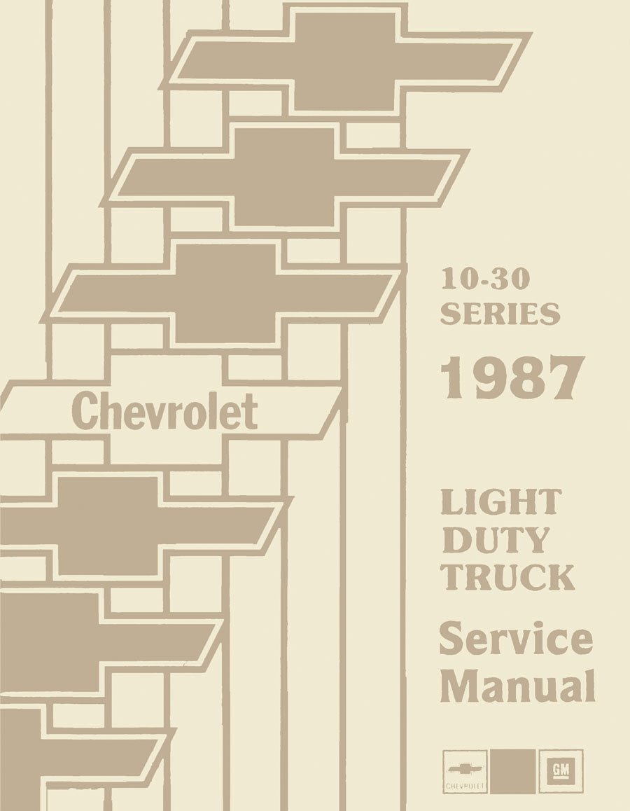 Shop Manual for 1987 Chevrolet Trucks