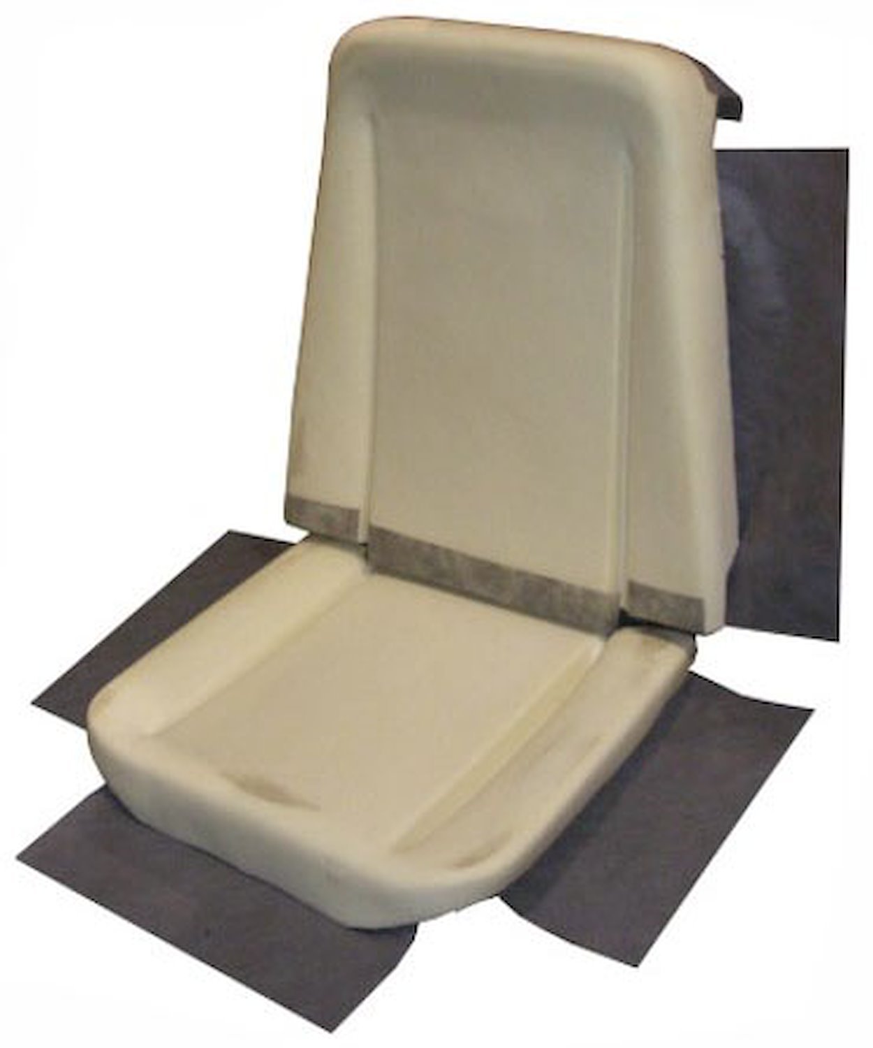 Bucket Seat Foam Fits Select 1966-1970 GM Models [With Cloth Flap & Listing Wires]