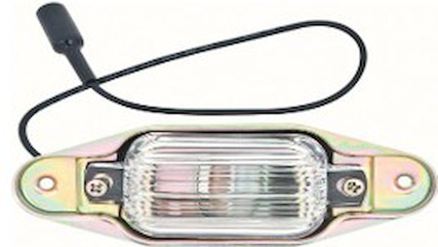 Rear License Plate Lamp Assembly Fits Select 1967-1991 Chevrolet & GMC Trucks