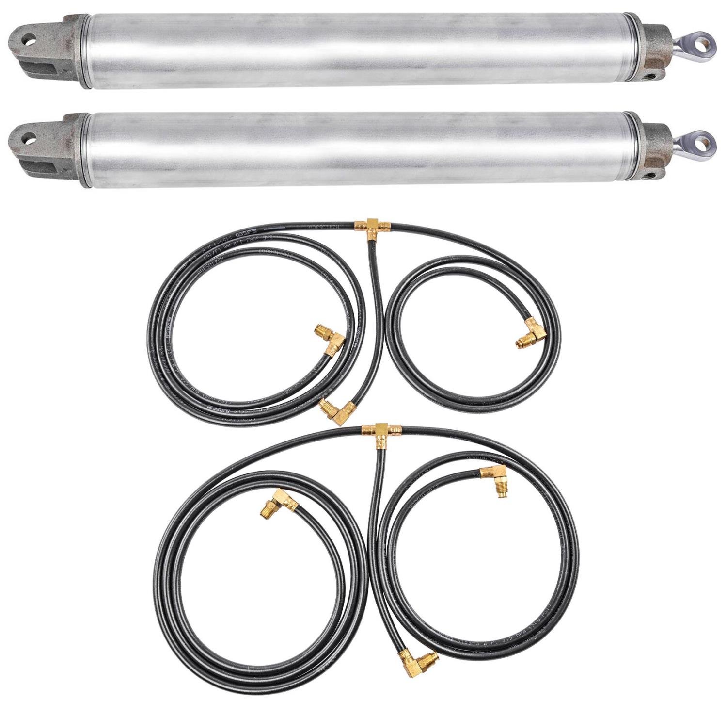 Convertible Top Cylinder & Hose Kit for 1954-1956 Buick, Cadillac, Oldsmobile Convertibles [Sold as a Kit]