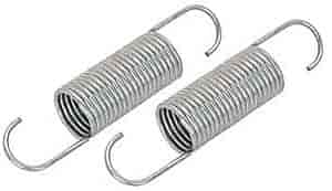 Low Tension Hood Spring Kit Zinc plate with clear chromate finish Fits: