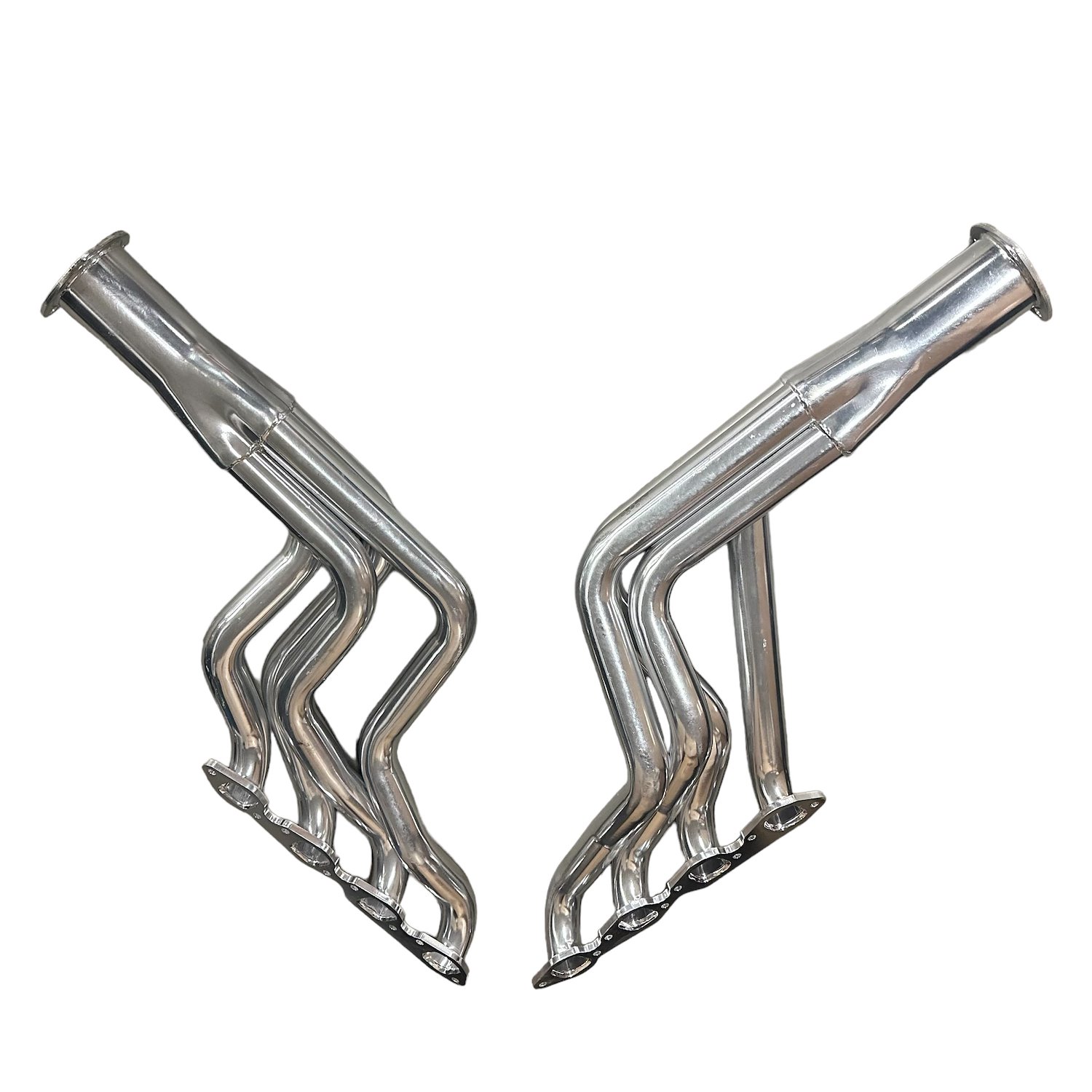 *BLEMISHED Metallic Ceramic Coated Long Tube Headers 1968-1974 Big Block Chevy Passenger Car (396-502 c.i.)