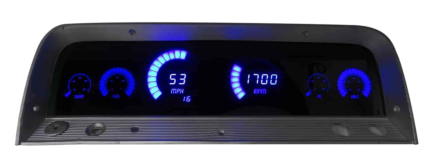 LED Digital Bargraph Dash Panel 1964-1966 Chevy Truck