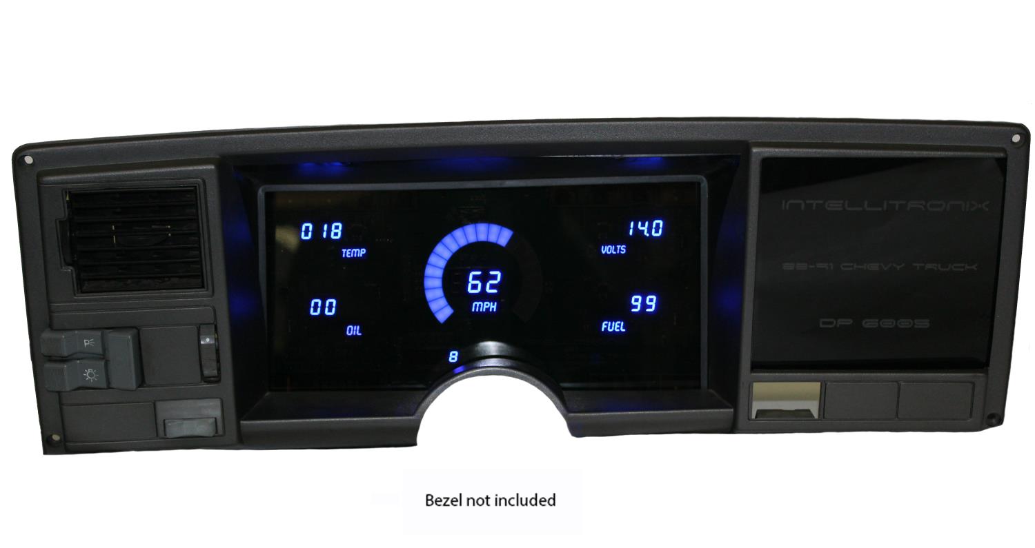 DP6005B LED Digital Dash Kit For 1988-1991 Chevy Truck [Blue]