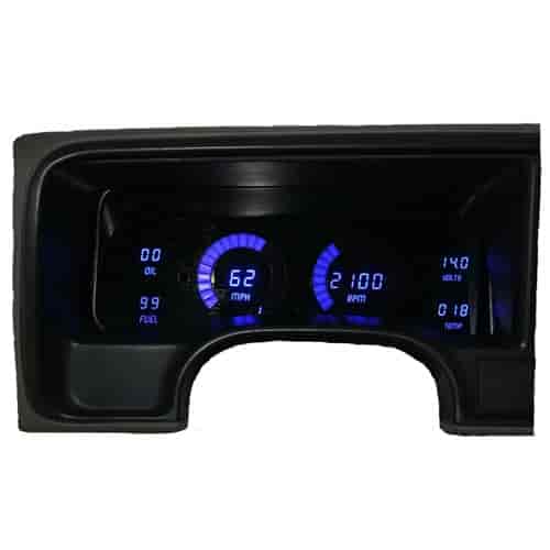 LED Digital Replacement Gauge Panel Red 1995-1999 Chevy