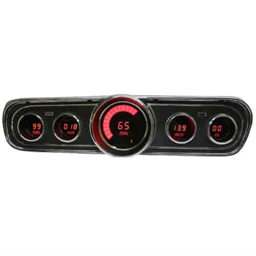 LED Digital Replacement Gauge Panel 1965-1966 Ford Mustang