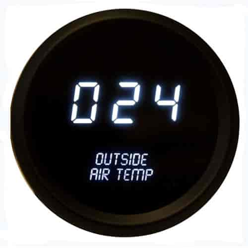 2-1/16" LED Digital Outside Air Temperature Gauge 0 to 250° Fahrenheit