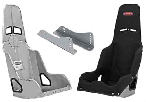 Kirkey 55150 [55150K]: 55 Series Aluminum Pro Street Drag Seat Kit - 15 in.  Hip - JEGS