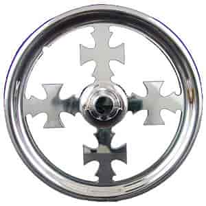 16" Billet Front Wheels Iron Cross