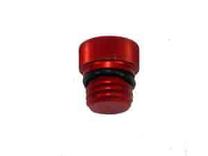 Billet Oil Plug (Long) Red