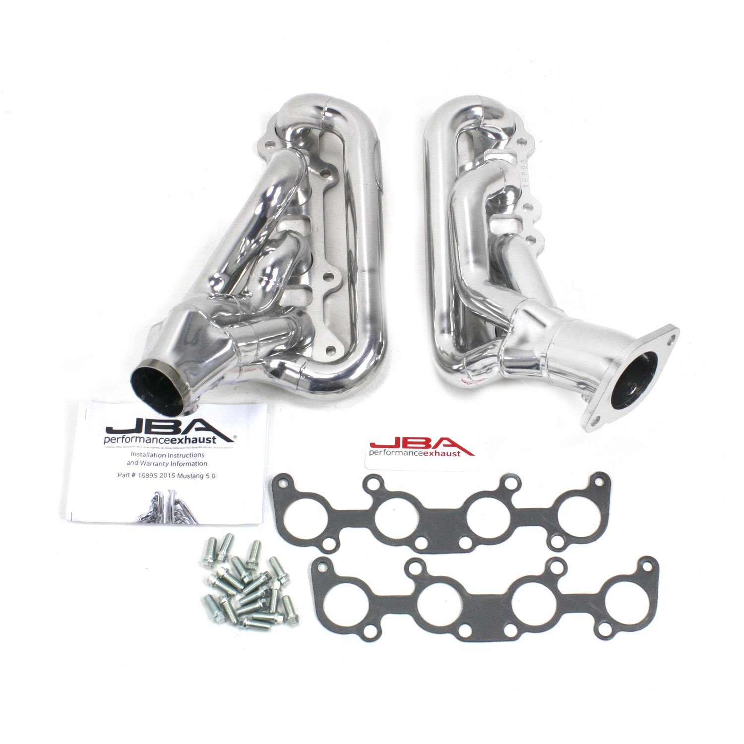 Shorty Headers for 2015-2019 Ford Mustang 5.0L [Ceramic
