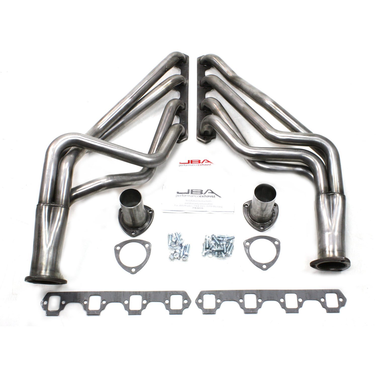 6613S Long Tube Headers for Select 1965-1973 Ford