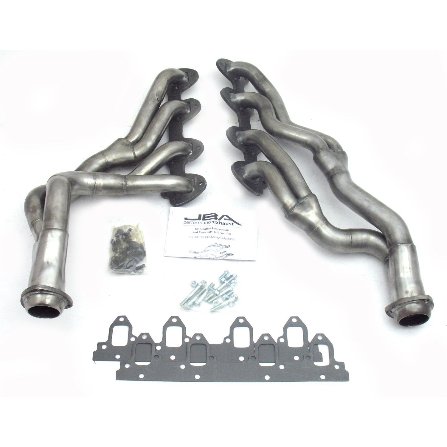 Long Tube Headers 1967-1970 Mustang 390/427/428/CJ w/ C6/4spd