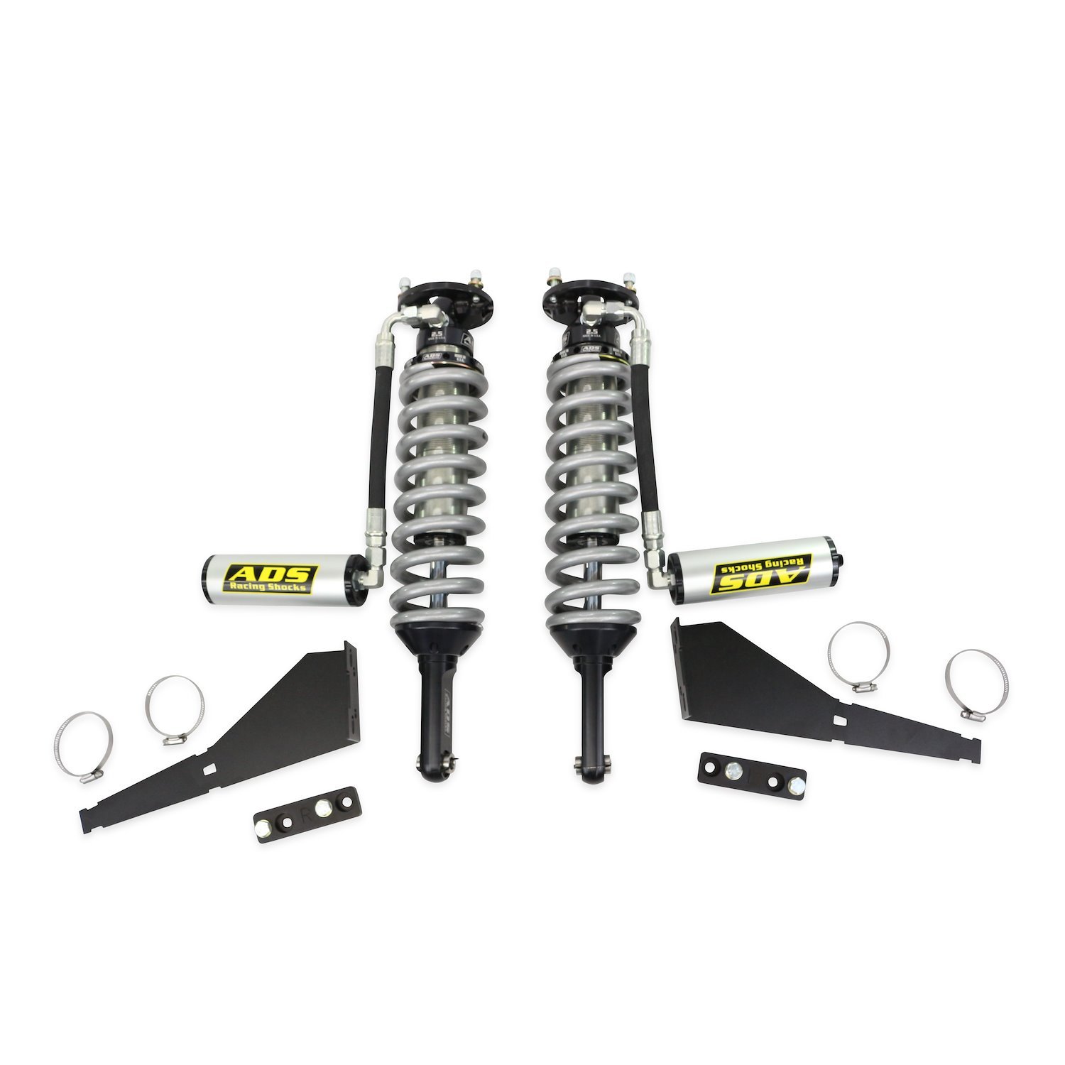 250-CT000-070 Racing Bolt-On Shocks, Fits Select GM Silverado/Sierra 1500/Tahoe/Yukon, 2.5 in., w/ Remote Reservoir