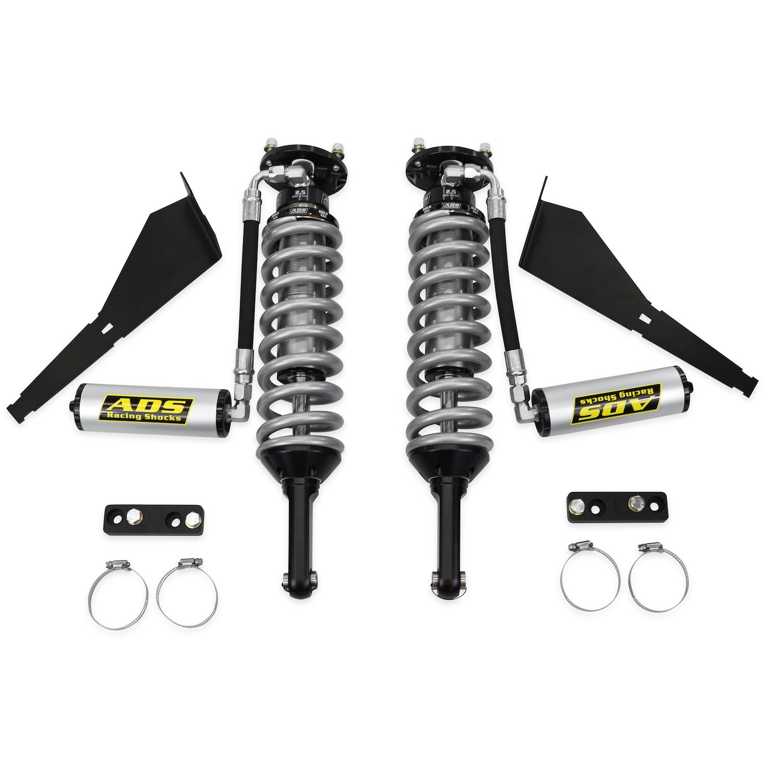 250-ZR20F-A60 Racing Bolt-On Shocks, Fits Select Chevy Colorado/GMC Canyon ZR2, 2.5 in., w/ Remote Reservoir, 0-2 in. Lift