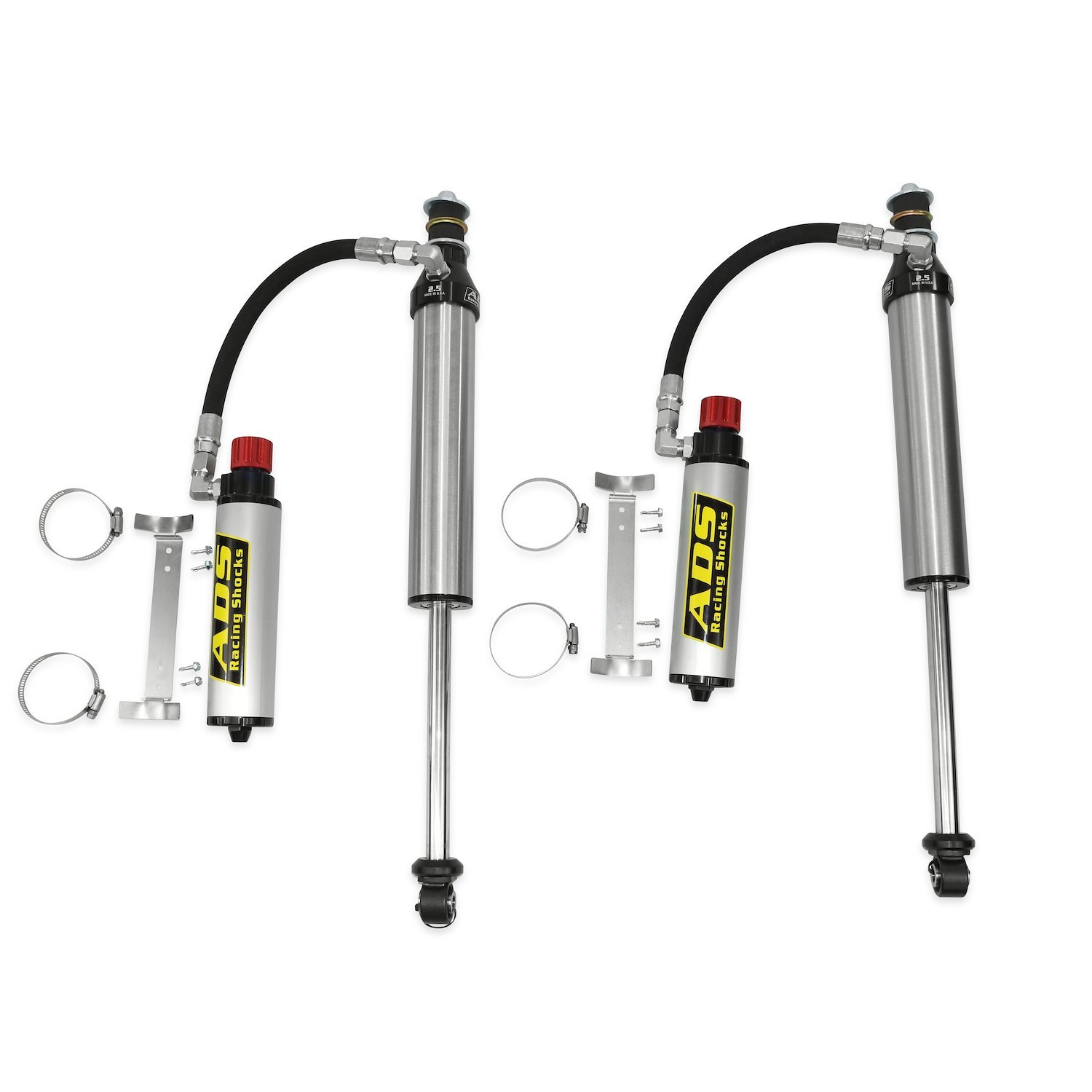 250-ZR2ER-A00 Racing Bolt-On Shocks, Fits Select Chevy Colorado/GMC Canyon ZR2, 2.5 in., w/ Piggy Back Clicker Reservoir