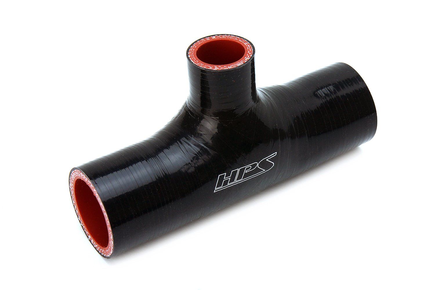 125-THOSE-100-BLK Silicone Tee Hose Adapter, High-Temp 4-Ply Reinforced, 1-1/4 in. ID, Black